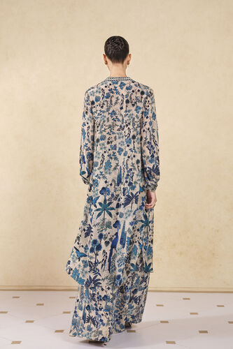 Turaya Printed Kurta Set - Ivory, Ivory, image 2